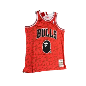 Bape Bulls Red Jersey