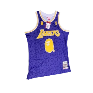 Bape Lakers Purple Basketball Jersey