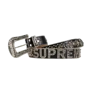 SUPREME RHINESTONE BELT
