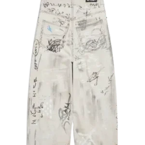 BALENCIAGA GRAFFITI JEANS