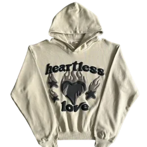 Broken Planet Beige Heartless Hoodie