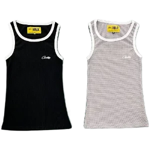 corteiz tanktop Men's white edge