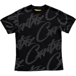 corteiz tee Alcatraz full print