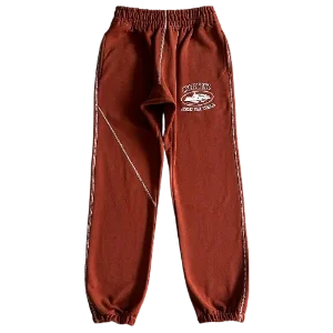 corteiz pants tracksuit brown