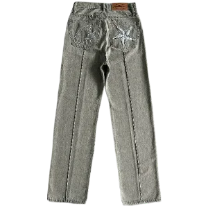 CORTEIZ JEANS STEAKED C-STAR DENIM - grey
